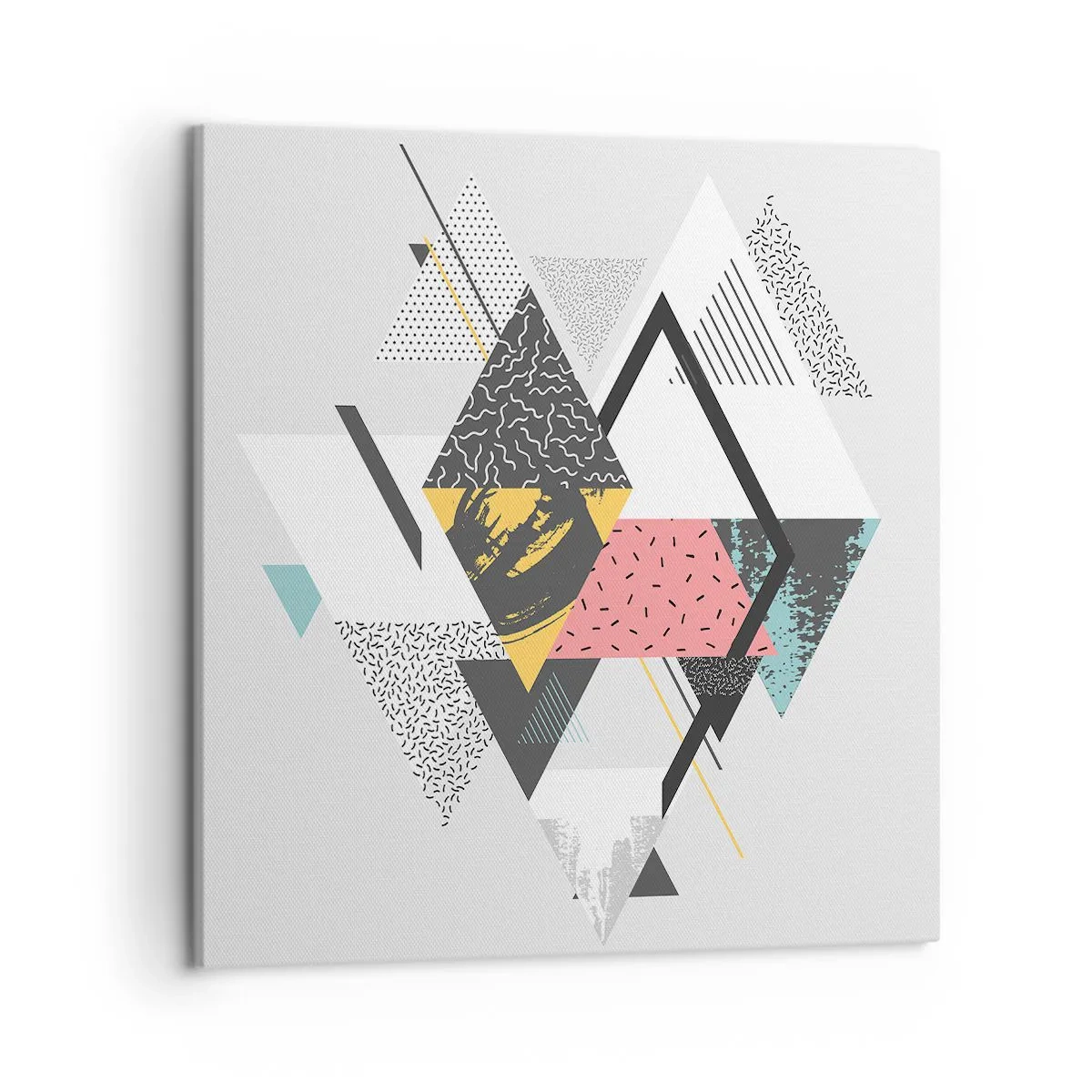 Impression sur toile - Image sur toile - Variation sur triangle et losange - 50x50 cm