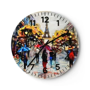 Horloge murale - Pendule murale - Particulièrement beau en automne - 30x30 cm