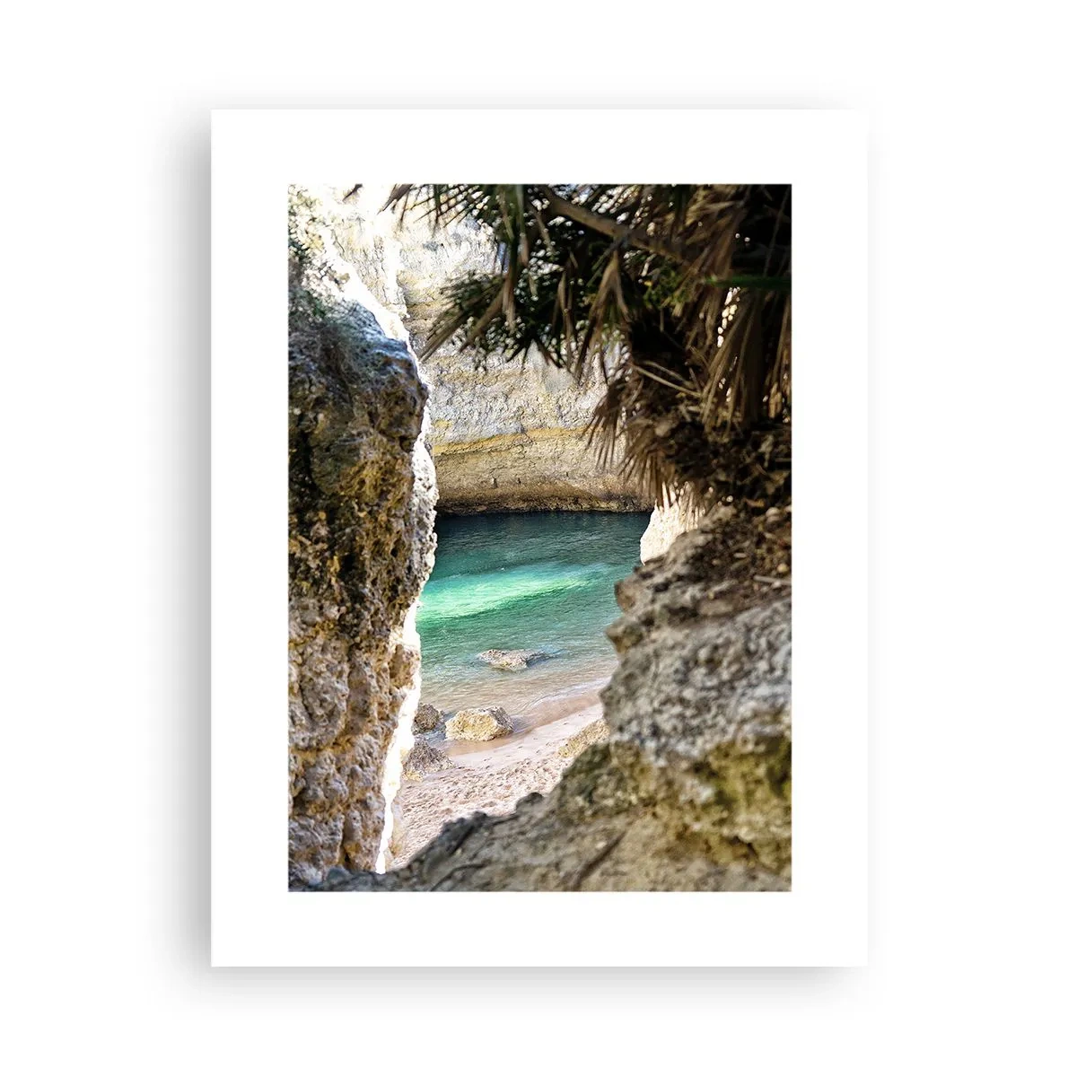 Affiche - Poster - Baie turquoise - 30x40 cm