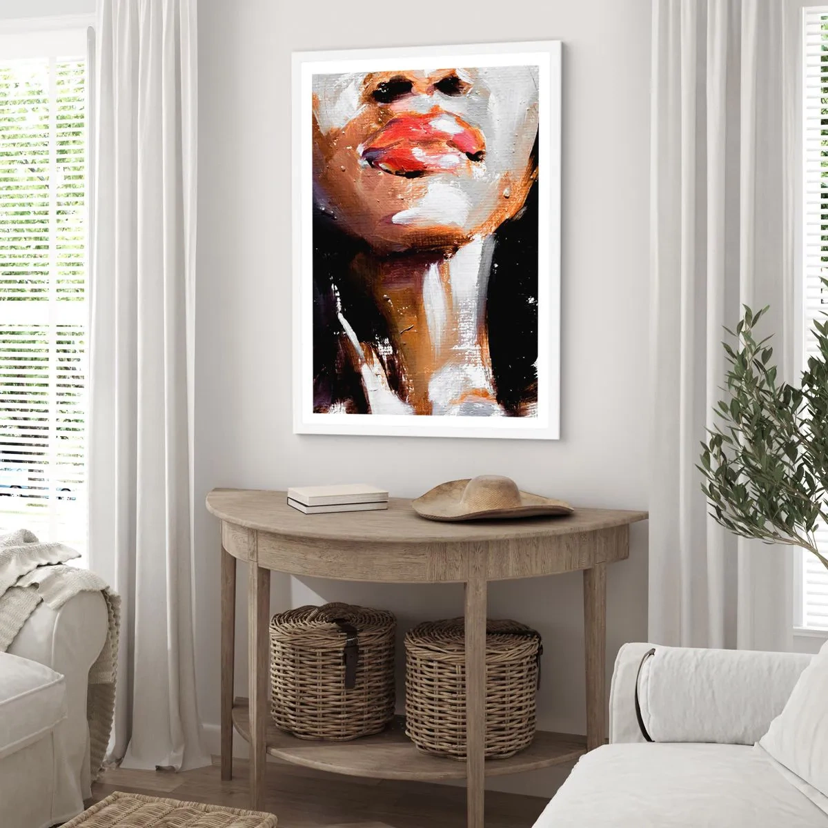 Affiche dans un cadre blanc - Poster - Fierté sans préjugés - 70x100 cm