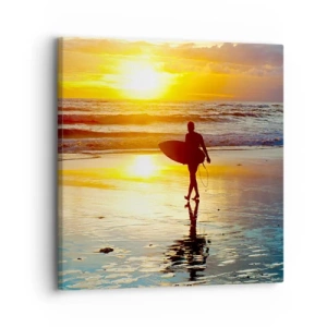 Impression sur toile - Image sur toile - Le retour du guerrier - 30x30 cm