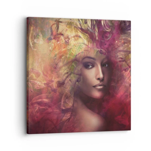 Impression sur toile - Image sur toile - Je suis ici! - 30x30 cm