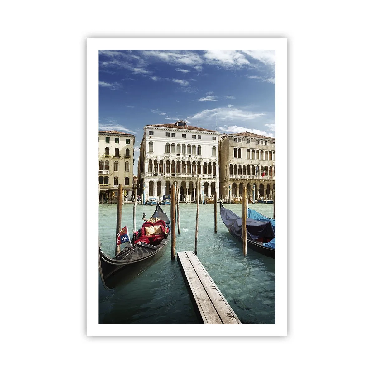 Affiche - Poster - Palace bleu ciel - 61x91 cm
