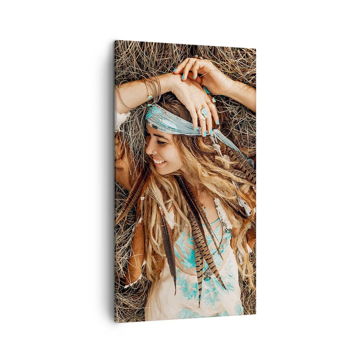 Impression sur toile - Image sur toile - En route vers les années d'amour - 45x80 cm