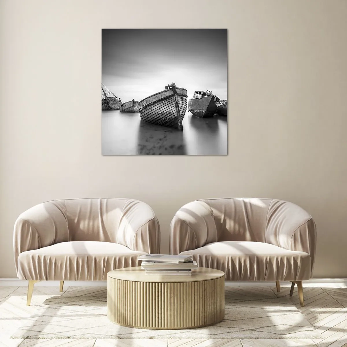 Impression sur verre - Image sur verre - Cùest déjà un souvenir... - 40x40 cm