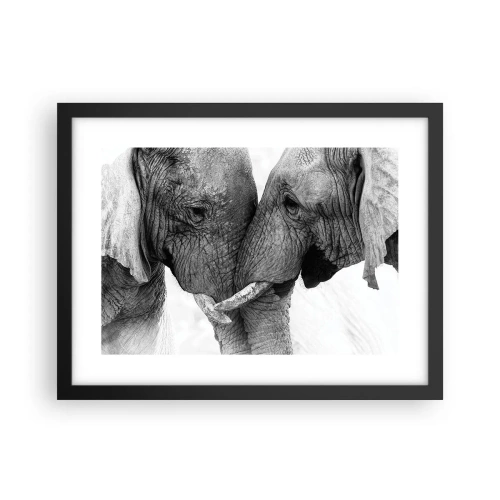 Affiche dans un cadre noir - Poster - Confession sincère - 40x30 cm