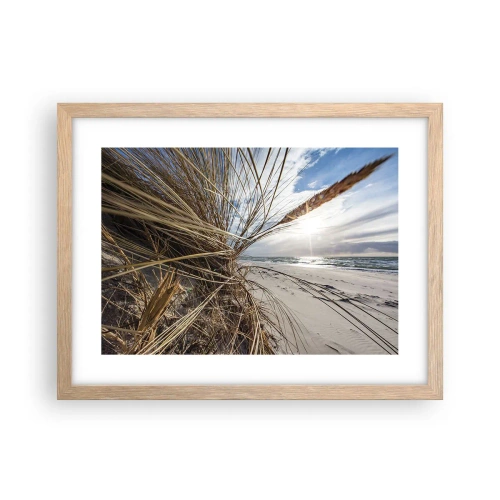 Affiche dans un chêne clair - Poster - Rencontre des éléments - 40x30 cm