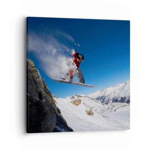 Impression sur toile - Image sur toile - Et tu es devenu une partie de l'espace - 30x30 cm