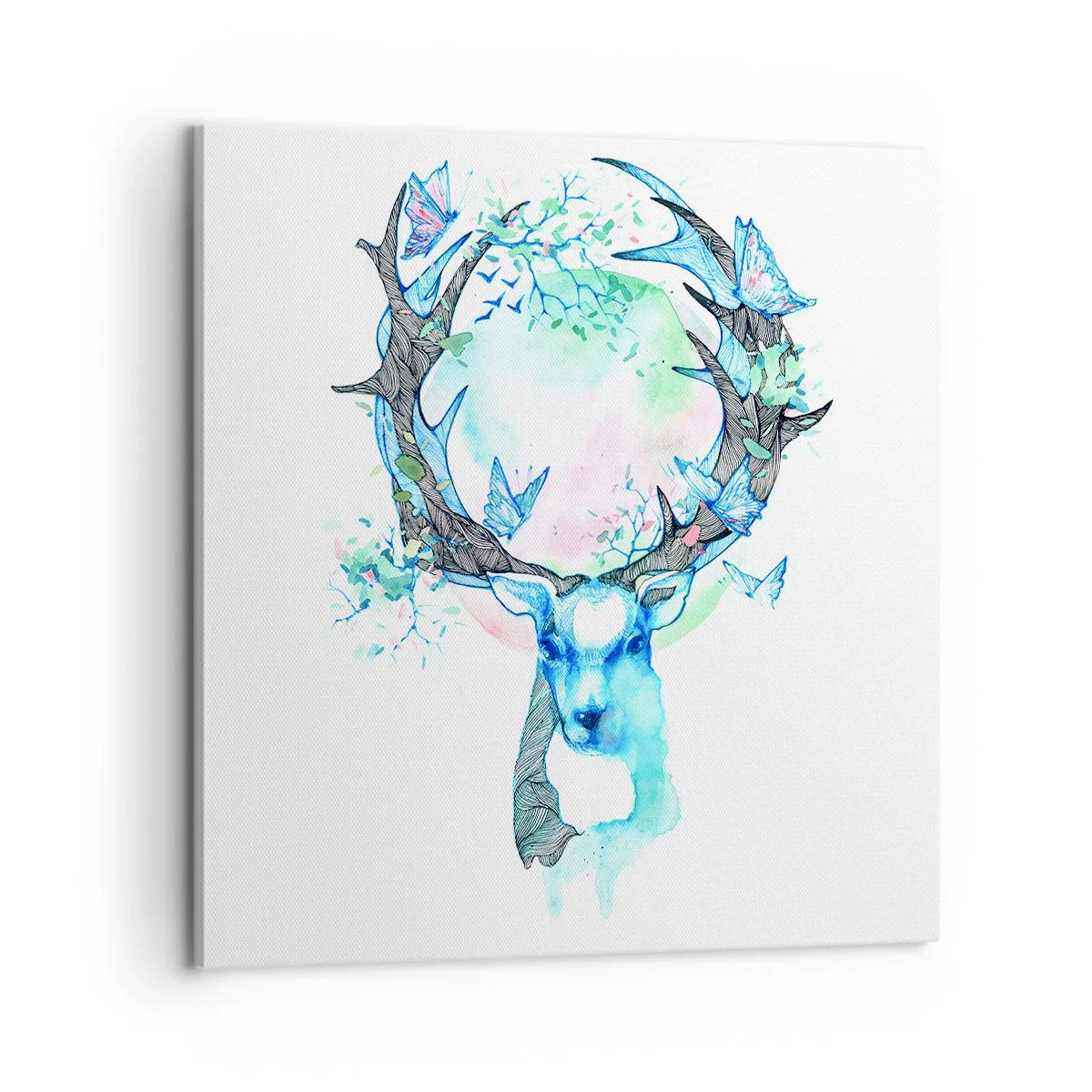 Impression sur toile - Image sur toile - La force et la délicatesse de la nature - 60x60 cm