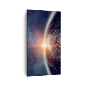 Impression sur toile - Image sur toile - Dans une nouvelle perspective - 45x80 cm