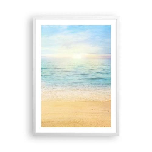 Affiche dans un cadre blanc - Poster - Le grand bleu - 50x70 cm
