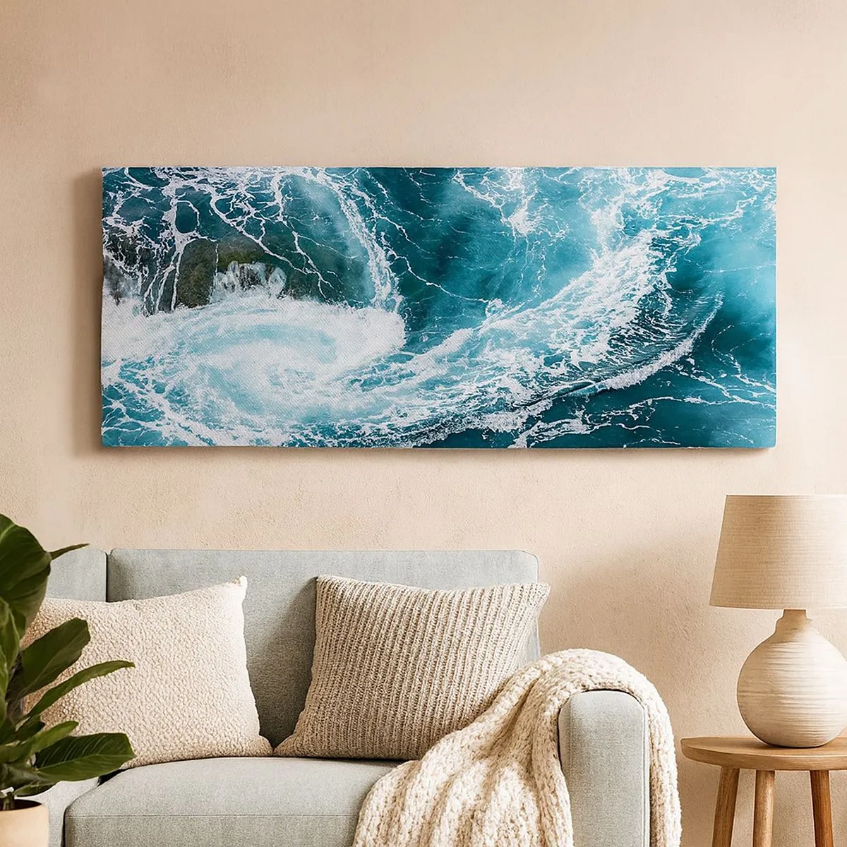 Impression sur toile - Image sur toile - La porte vers le centre de la Terre - 100x40 cm