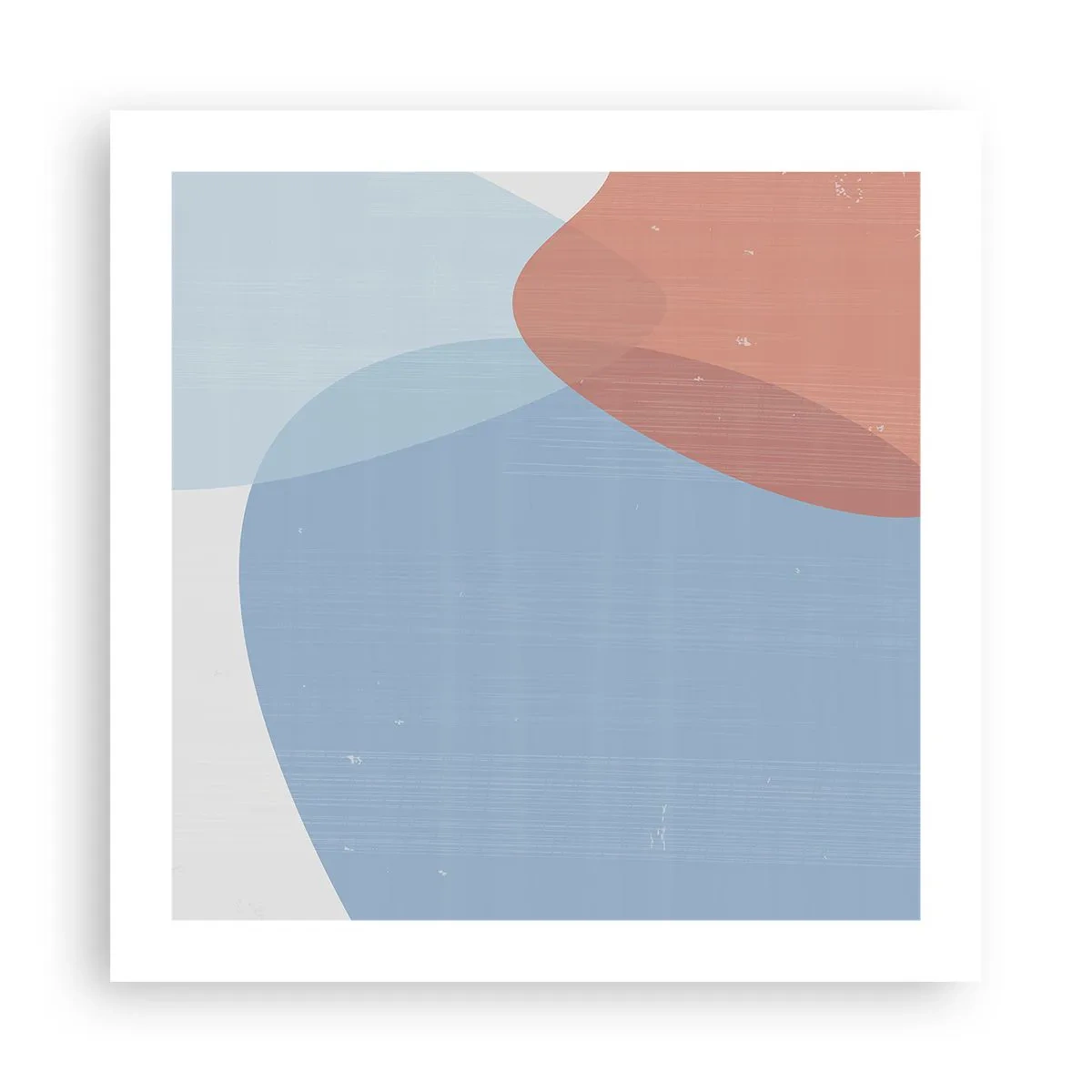 Affiche - Poster - Relations pastel - 50x50 cm