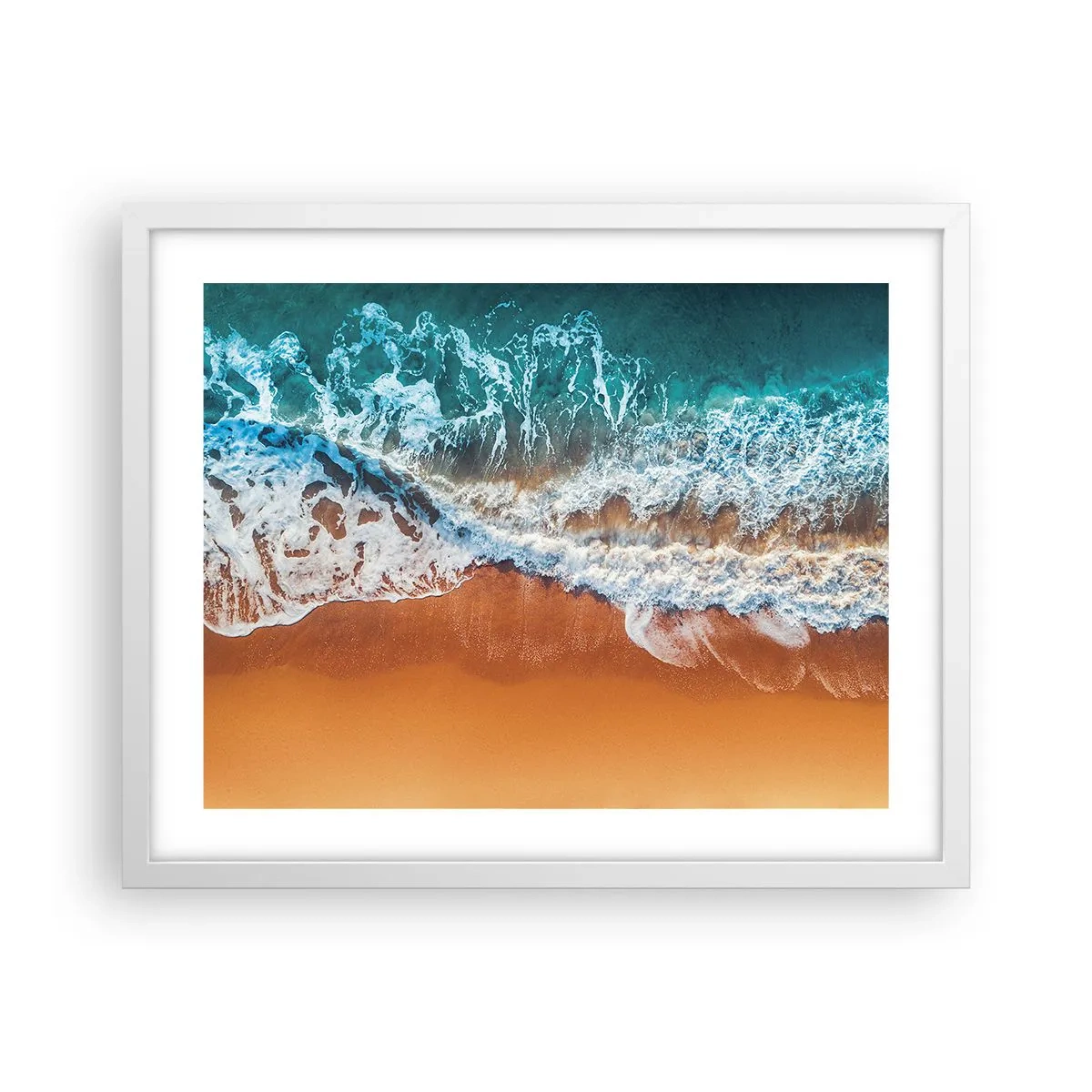 Affiche dans un cadre blanc - Poster - Toujours ensemble - 50x40 cm