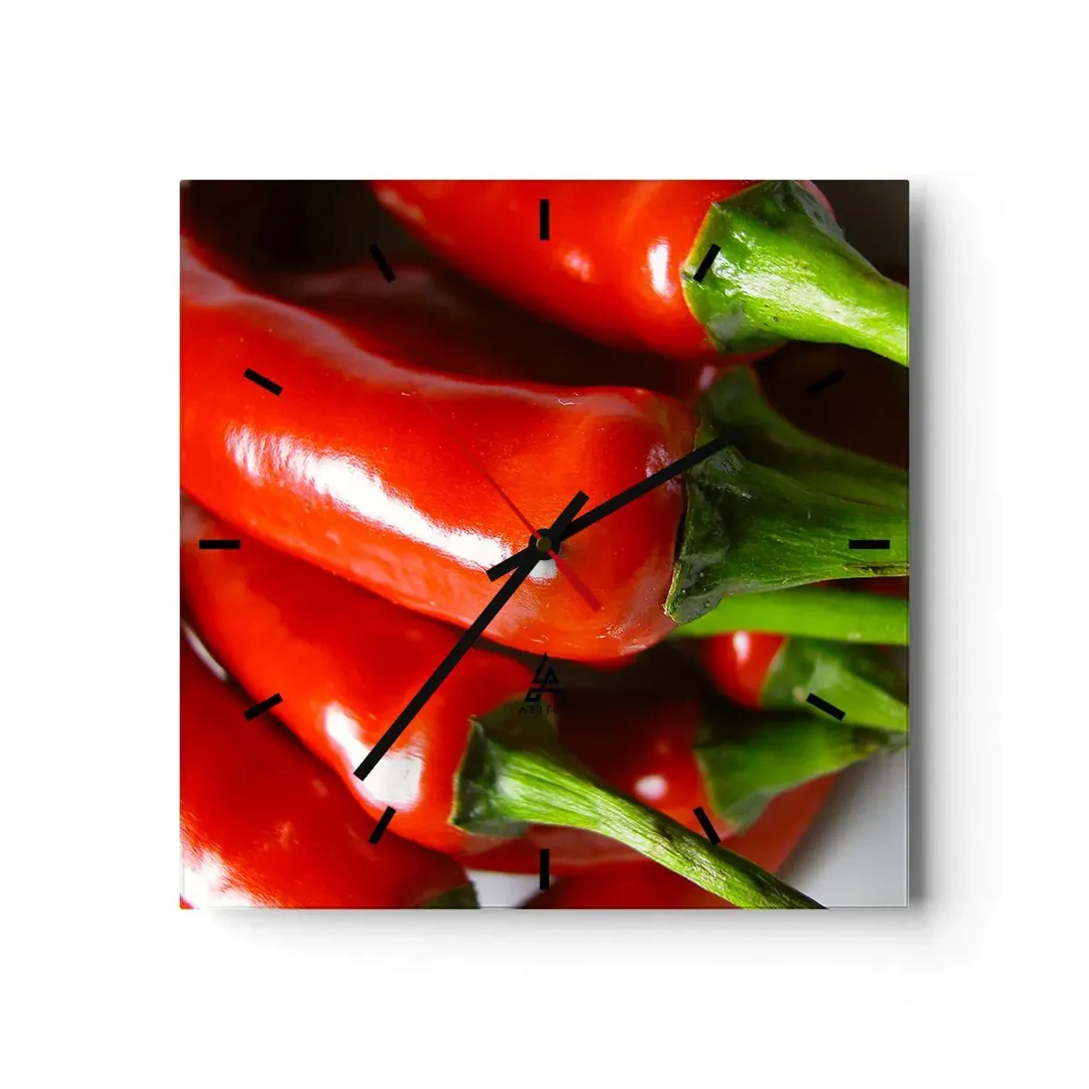 Horloge murale - Pendule murale - Juteux, brillant, lisse - 40x40 cm