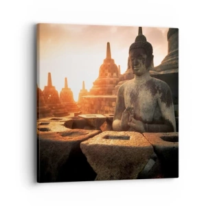 Impression sur toile - Image sur toile - Temps de grande sagesse - 40x40 cm
