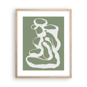 Affiche dans un chêne clair - Poster - L'appel de l'espace - 40x50 cm