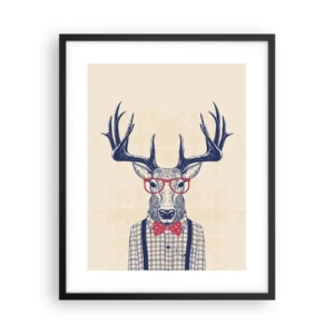 Affiche dans un cadre noir - Poster - Une extravagance amusante - 40x50 cm