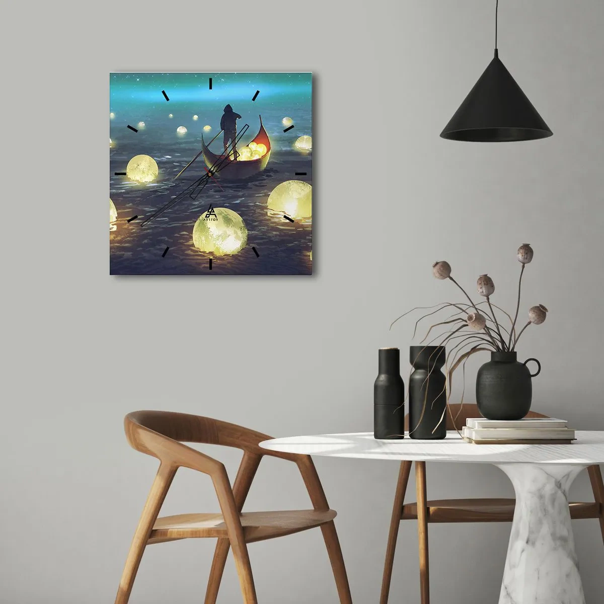 Horloge murale - Pendule murale - Des choses dont les philosophes n'ont jamais rêvé - 30x30 cm