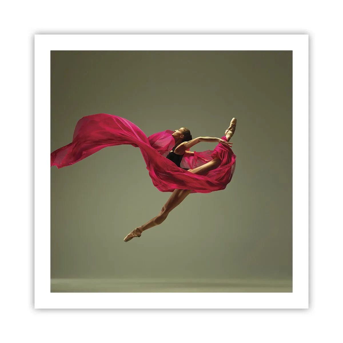 Affiche - Poster - Flamme dansante - 60x60 cm