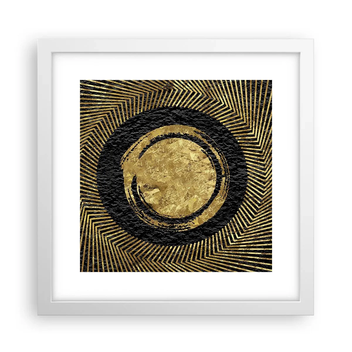 Affiche dans un cadre blanc - Poster - Composition glamour - 30x30 cm