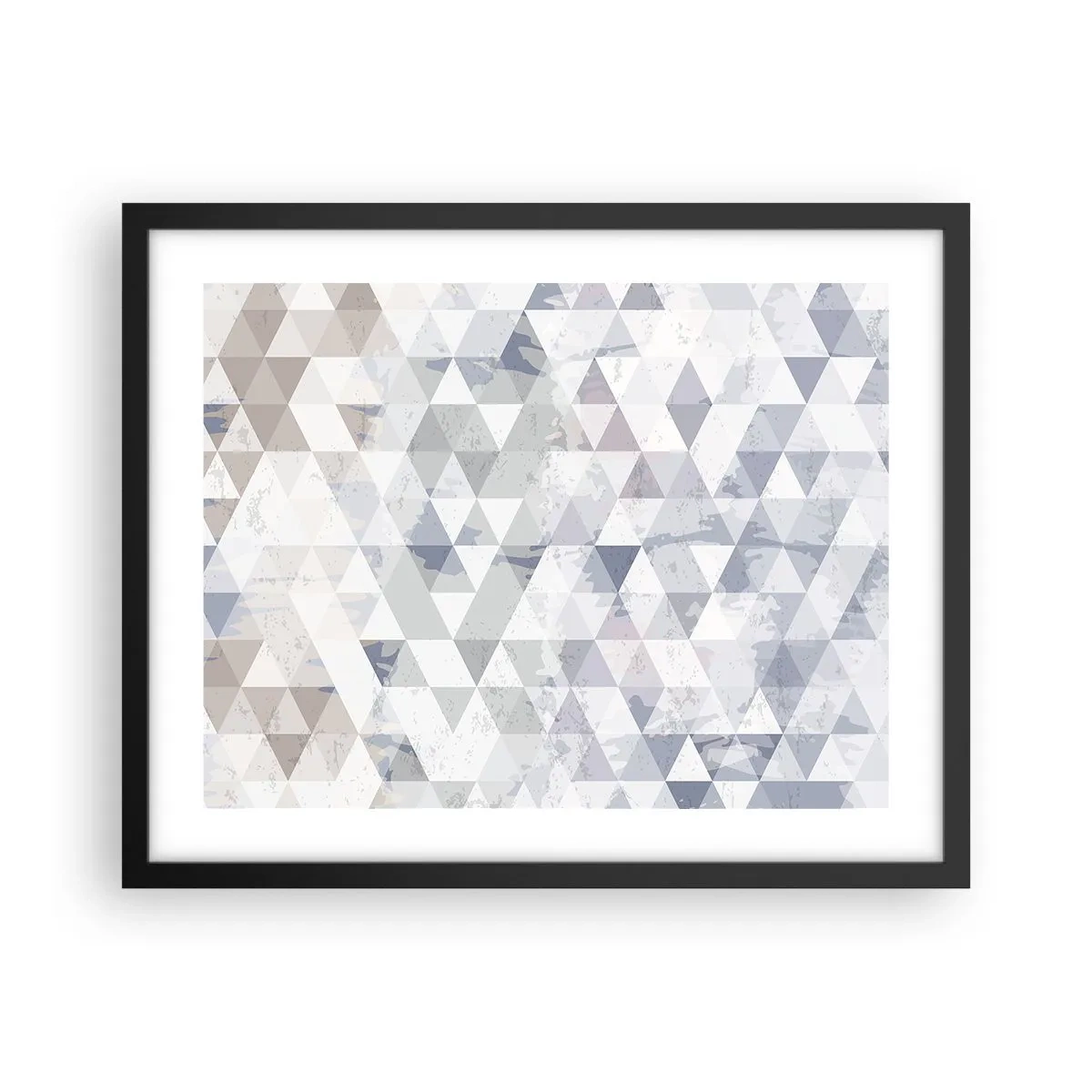 Affiche dans un cadre noir - Poster - En rythme de trois - 50x40 cm