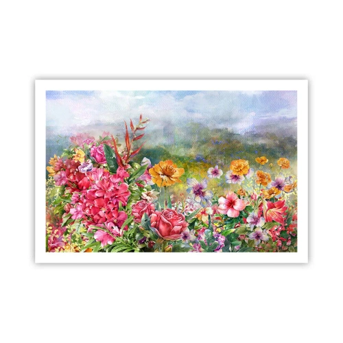 Affiche - Poster - Un jardin devenu fou - 91x61 cm