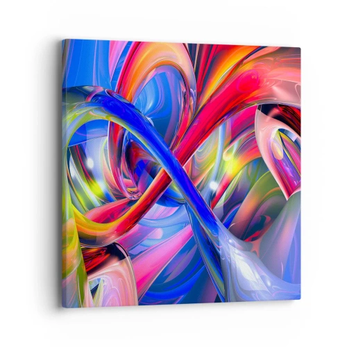 Impression sur toile - Image sur toile - La danse des nuances - 40x40 cm