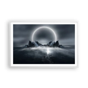 Affiche dans un cadre blanc - Poster - La fin de l'histoire - 91x61 cm