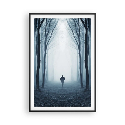 Affiche dans un cadre noir - Poster - Tout est simple et clair - 61x91 cm