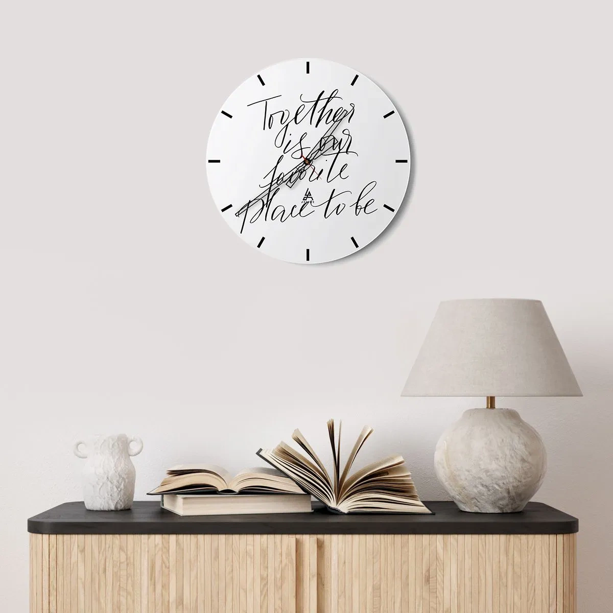 Horloge murale - Pendule murale - Vous aussi vous le sentez? - 30x30 cm