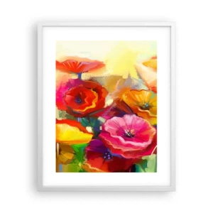 Affiche dans un cadre blanc - Poster - Pas seulement rouge - 40x50 cm