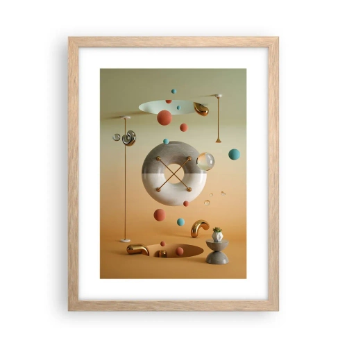 Affiche dans un chêne clair - Poster - Tout peut arriver - 30x40 cm