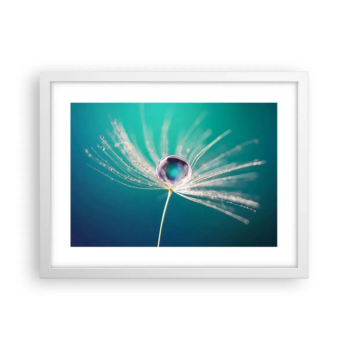 Affiche dans un cadre blanc - Poster - Moment mystique - 40x30 cm
