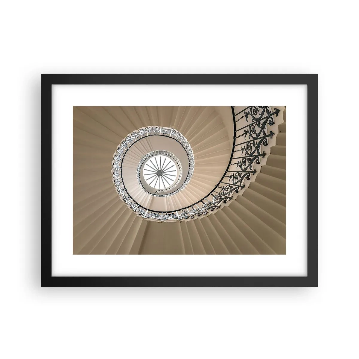 Affiche dans un cadre noir - Poster - À l'intérieur de la coquille - 40x30 cm