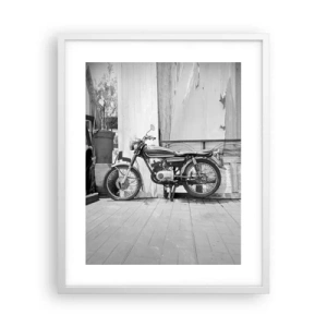 Affiche dans un cadre blanc - Poster - Classique au dessus de tout - 40x50 cm