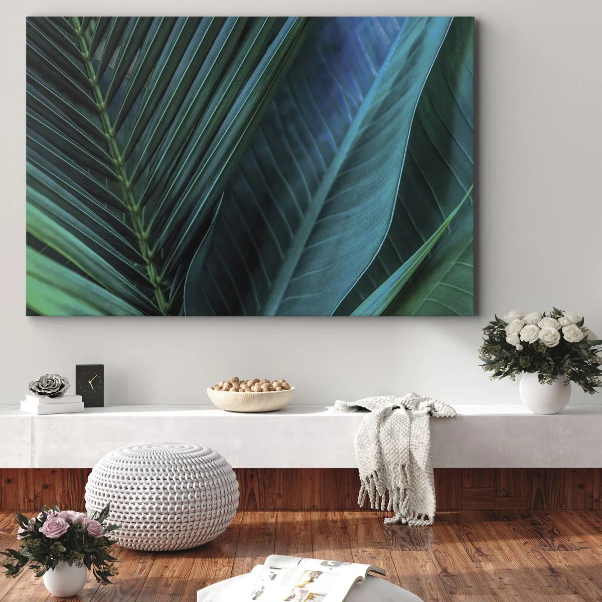 Impression sur toile - Image sur toile - L'anatomie du vert - 70x50 cm