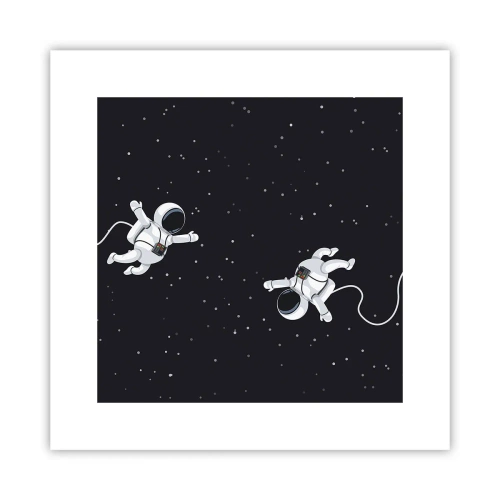 Affiche - Poster - Sortie cosmique - 30x30 cm