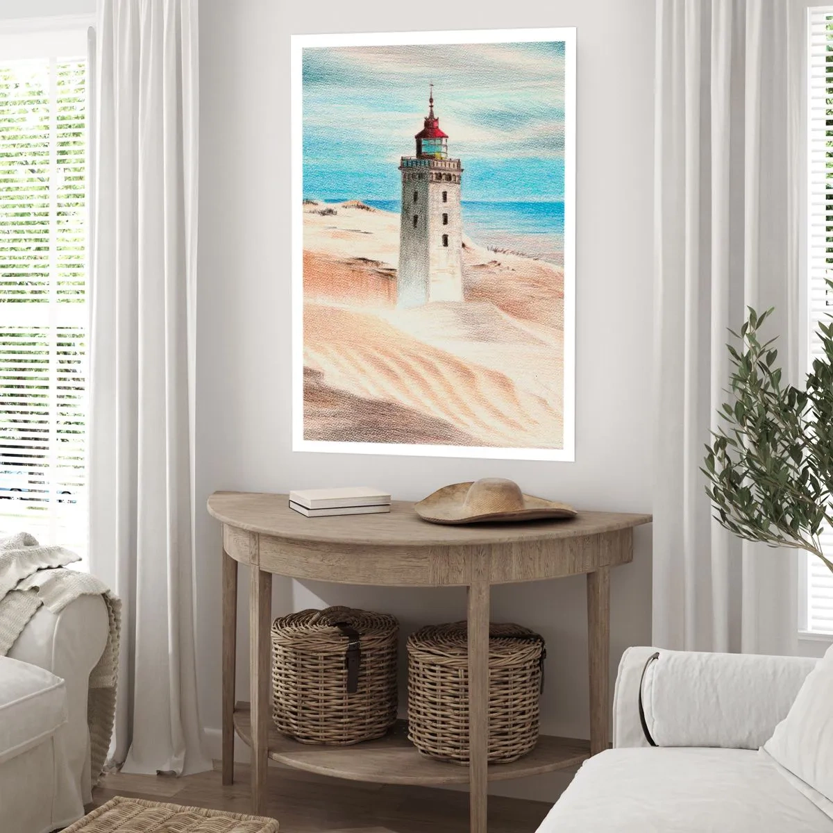 Affiche - Poster - Toujours regarder la mer - 70x100 cm