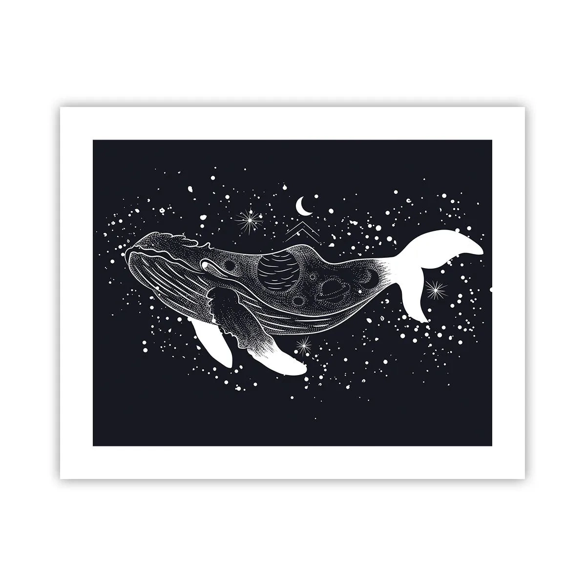 Affiche - Poster - Dans l'océan de l'univers - 50x40 cm