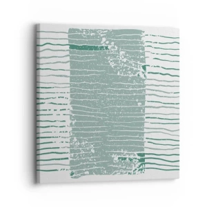 Impression sur toile - Image sur toile - Abstraction de la mer - 30x30 cm