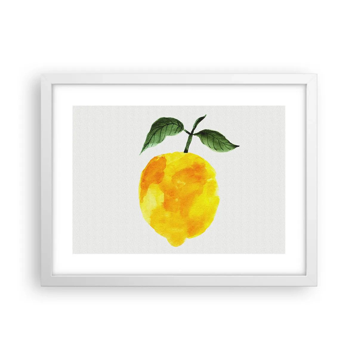 Affiche dans un cadre blanc - Poster - Comment reconnaitre le goût du soleil - 40x30 cm