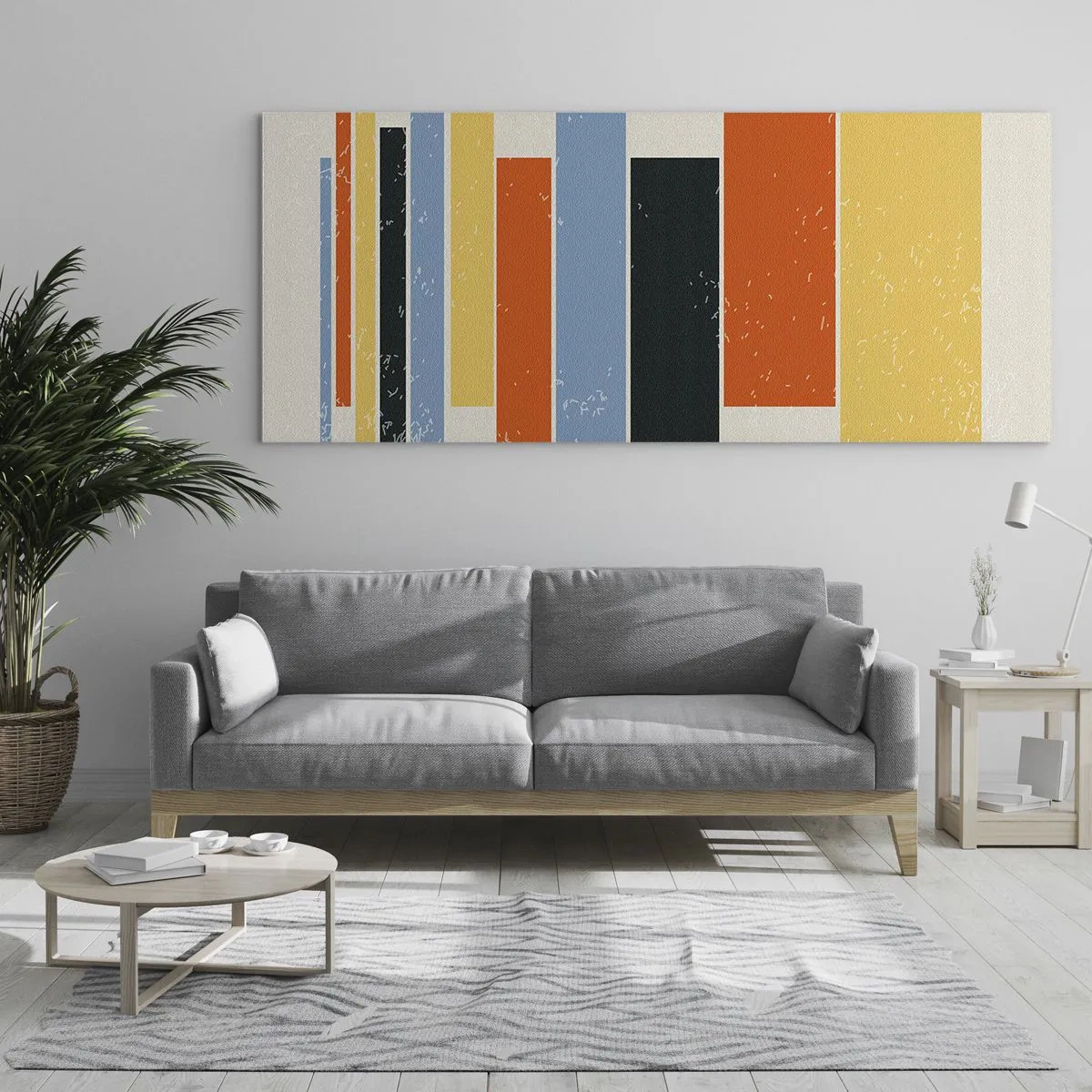 Impression sur verre - Image sur verre - Notation musicale - 100x40 cm