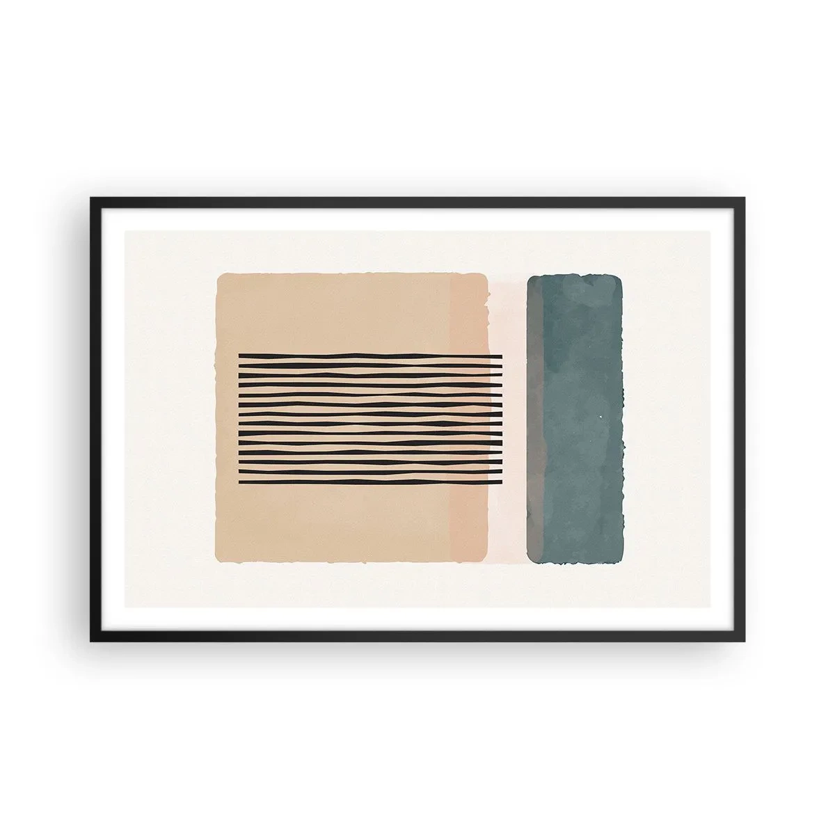 Affiche dans un cadre noir - Poster - Tout est en ordre - 91x61 cm