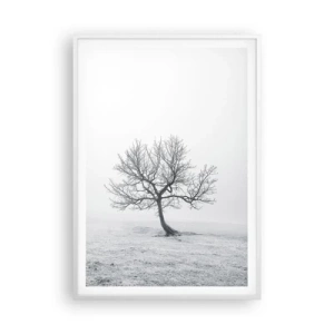 Affiche dans un cadre blanc - Poster - Contre le néant - 70x100 cm
