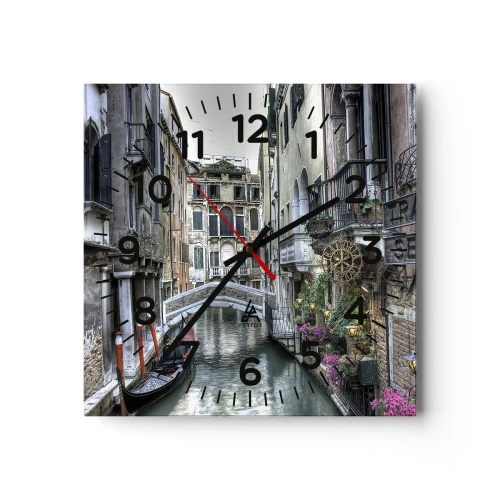 Horloge murale - Pendule murale - Pendant des siècles dans une réflexion silencieuse - 30x30 cm