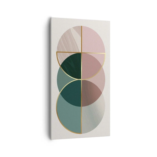 Impression sur toile - Image sur toile - Cercles après cercles - 55x100 cm