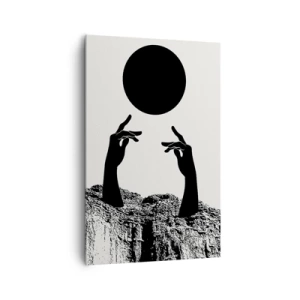 Impression sur toile - Image sur toile - Composition surréaliste : le soleil et le reste - 80x120 cm