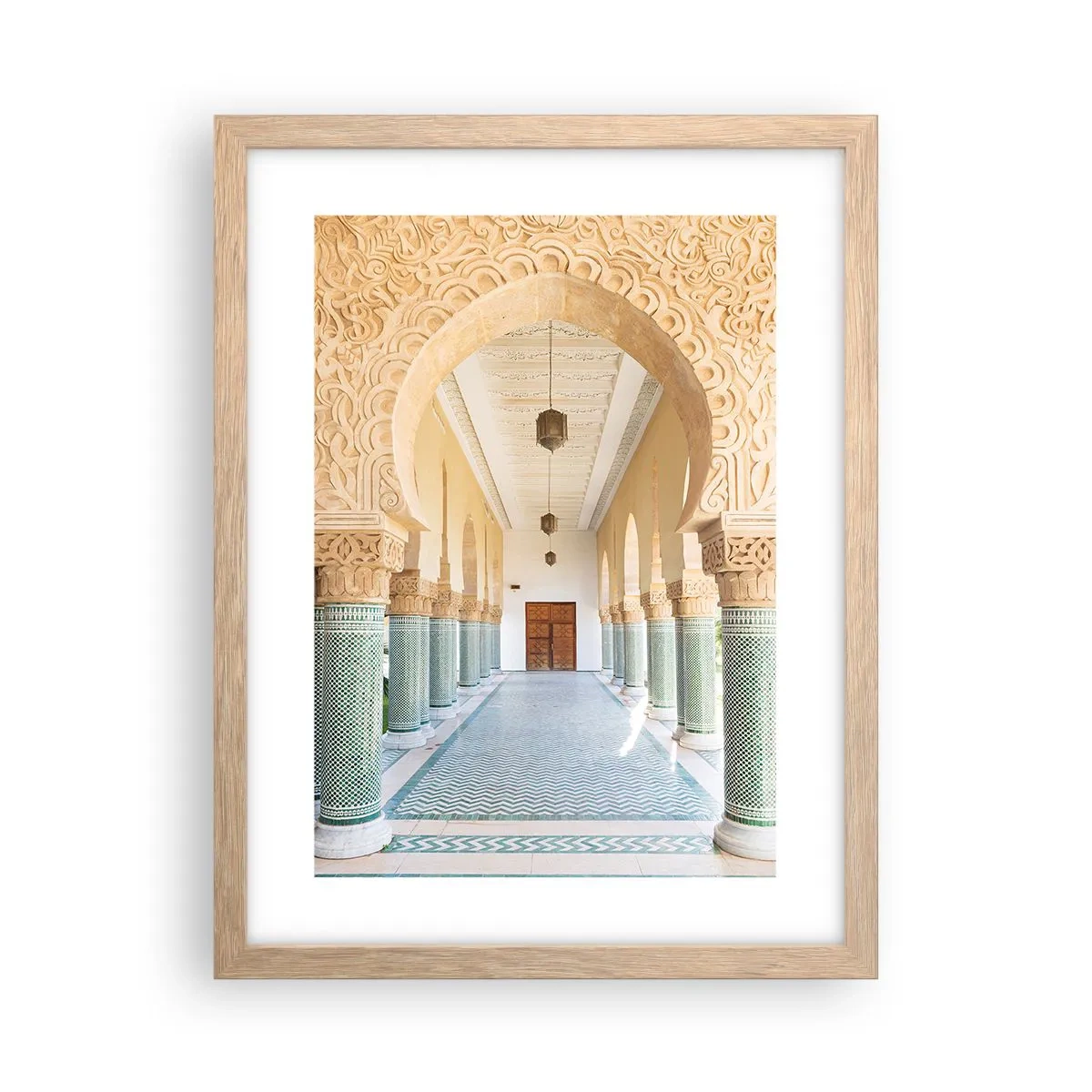 Affiche dans un chêne clair - Poster - D'après les histoires de Shéhérazade - 30x40 cm