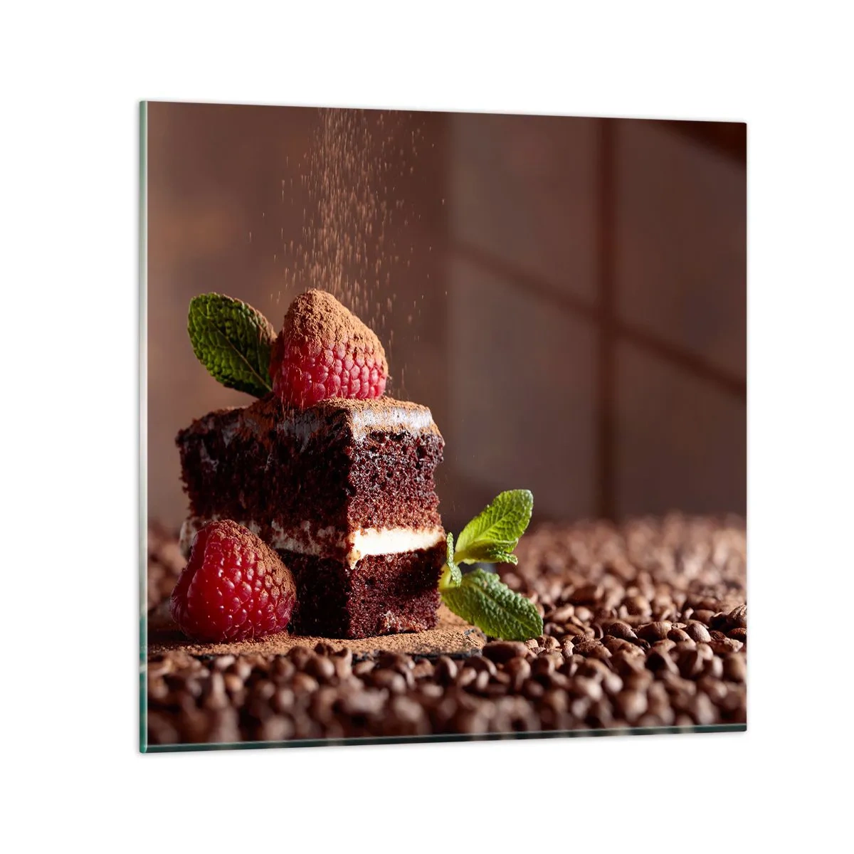 Impression sur verre - Image sur verre - La vie est douce - 40x40 cm